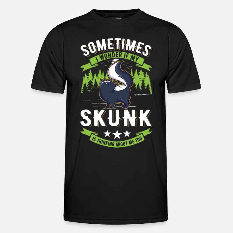 Skunk Gift - Men's Functional T-Shirt - black