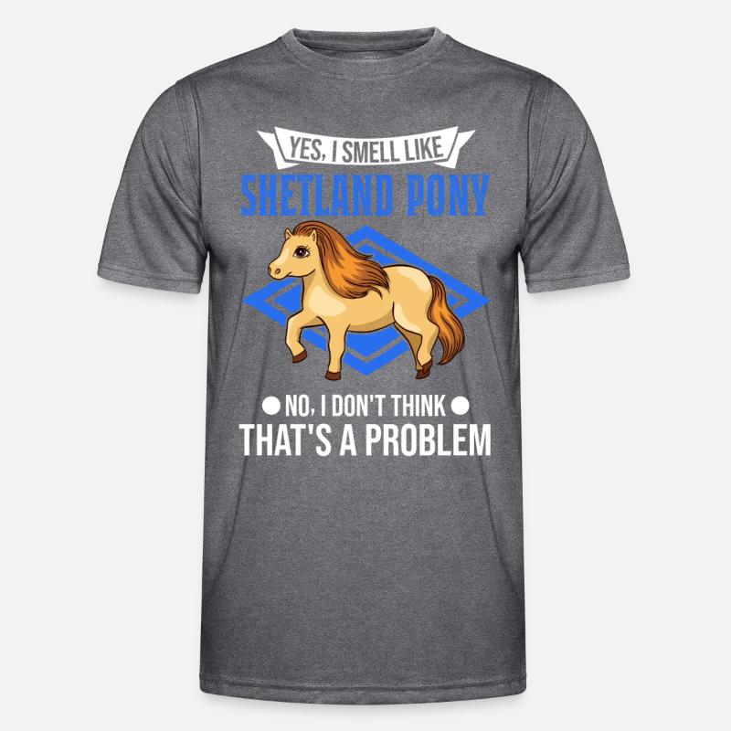Shetland Pony Odeur Cadeau Shetty T-shirt sport Homme