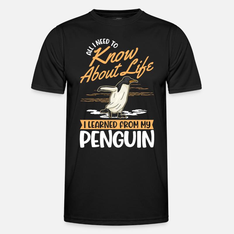 Penguin Gift Penguin - Men's Functional T-Shirt - black
