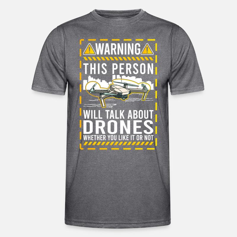 Drone Drone Pilot Quadcopter Men's Functional T-Shirt