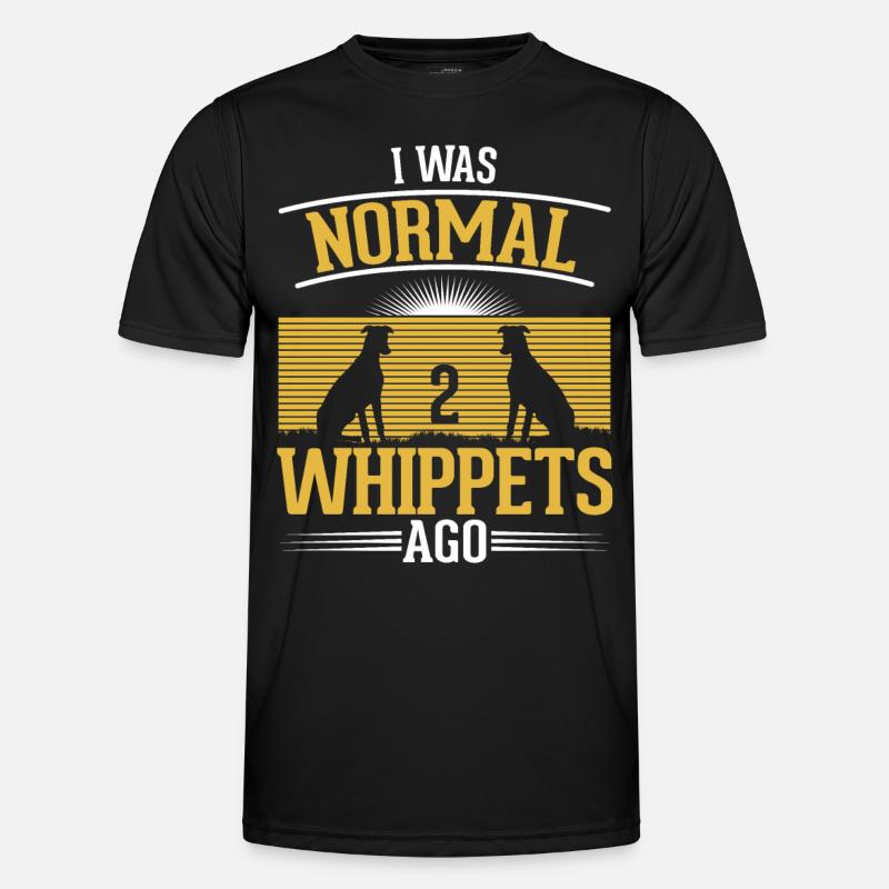 Whippet Hund Windhund Sighthound Männer Funktions-T-Shirt
