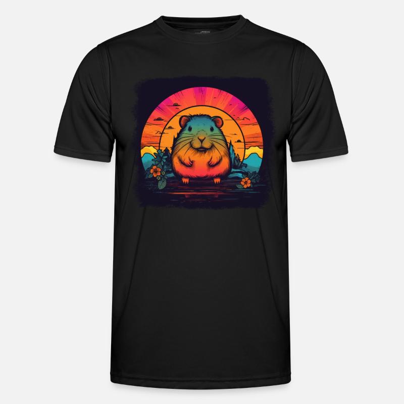 Capybara Gift Capybara - Men's Functional T-Shirt - black
