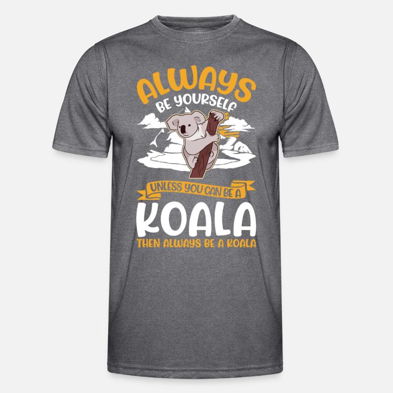 Always be yourself Koala Männer Funktions-T-Shirt