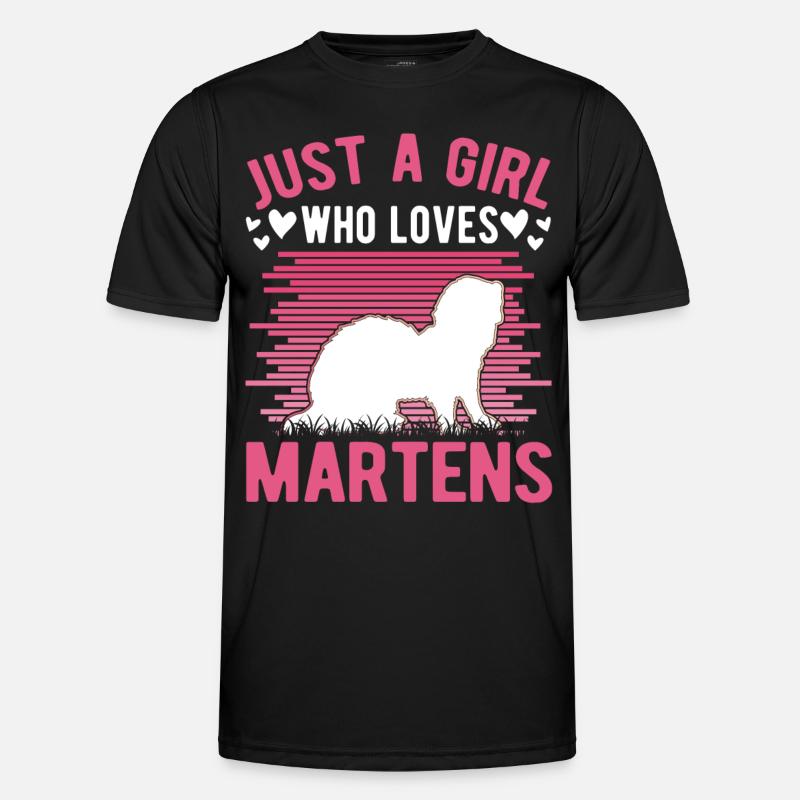 Marder Mädchen Nerz Dachs Baummarder Männer Funktions-T-Shirt