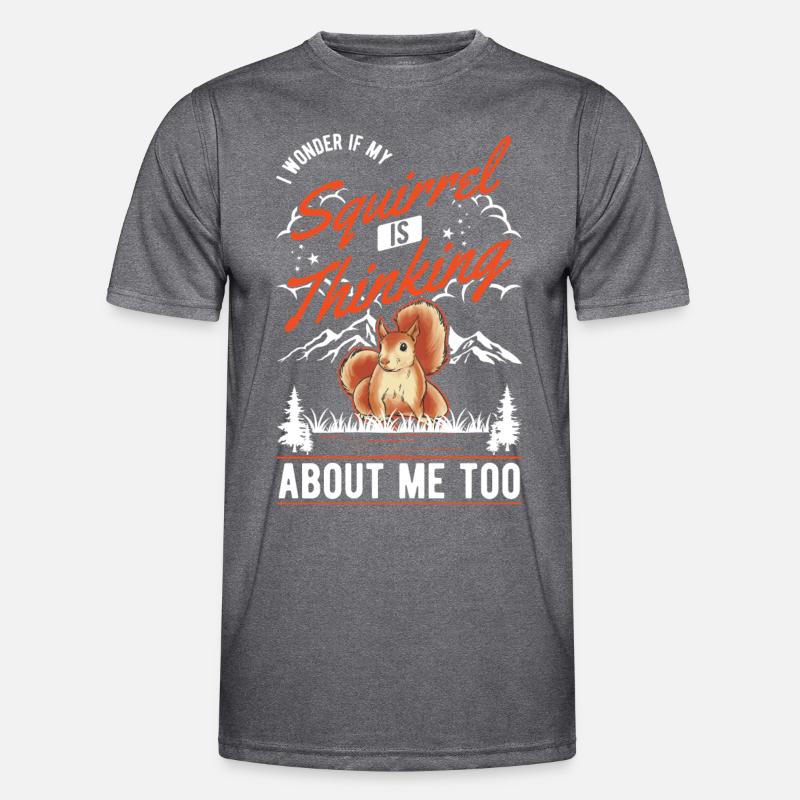 Eichhörnchen Geschenk Grauhörnchen Squirrel Männer Funktions-T-Shirt