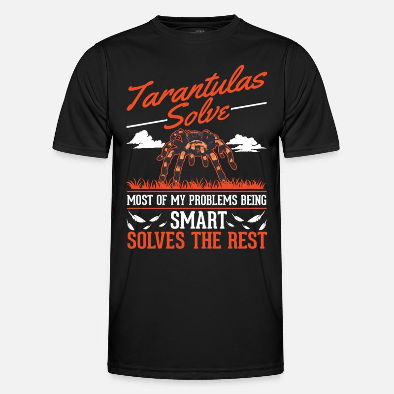 Tarantel Spinne Tarantula - Männer Funktions-T-Shirt - Schwarz