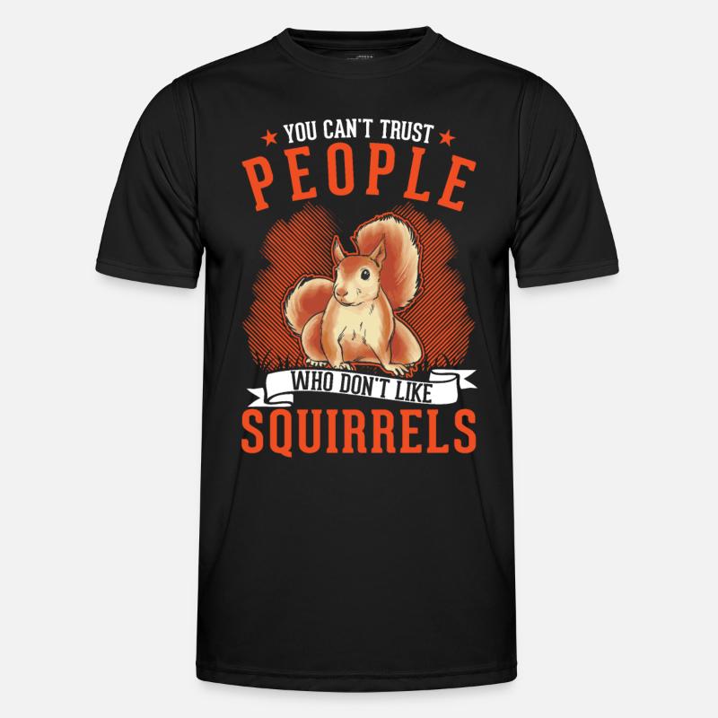 Eichhörnchen Geschenk Grauhörnchen Squirrel Männer Funktions-T-Shirt