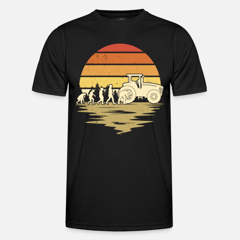 Évolution de la mécanique de machinerie agricole T-shirt sport Homme