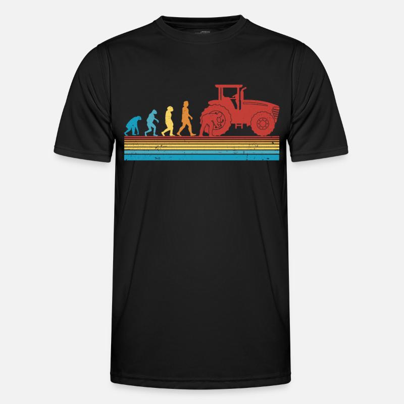 Agricultural Machinery Mechanic Evolution - Men's Functional T-Shirt - black