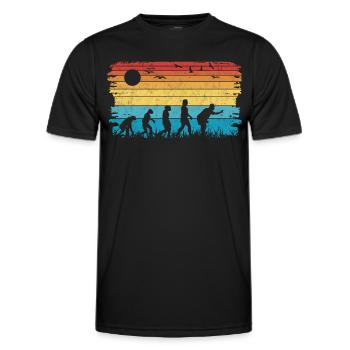 Boccia Evolution Boule Petanque - Männer Funktions-T-Shirt - Schwarz - Vorne - AI Model Male 178 dark (178cm)