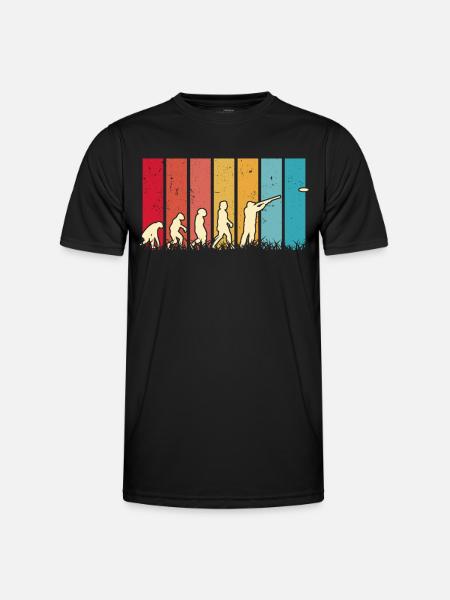 Clay Pigeon Shooting Evolution - Men's Functional T-Shirt - black