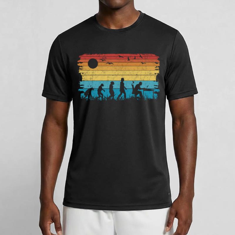 Informaticien Programmeur Evolution Nerd T-shirt sport Homme