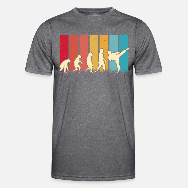 Karate Evolution Selbstverteidigung Kampfsport Männer Funktions-T-Shirt