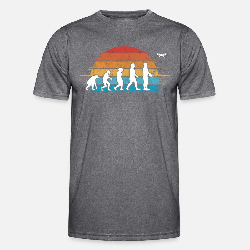 Drone Evolution Drone Pilote Quadricoptère T-shirt sport Homme