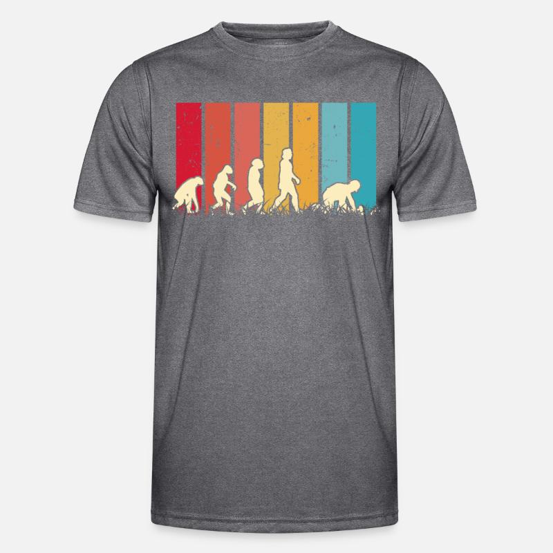 Pflasterer Evolution Steinsetzer Pflastersetzer Männer Funktions-T-Shirt