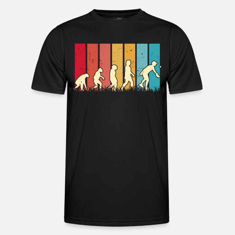 Pickleball Evolution Pickleball Players - Men's Functional T-Shirt - black