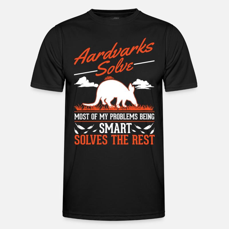 Erdferkel Geschenk Aardvark Männer Funktions-T-Shirt