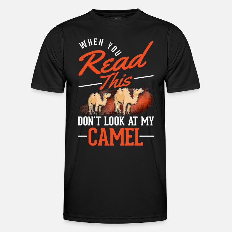 Kamel Geschenk Dromedar Camel Großkamel Männer Funktions-T-Shirt