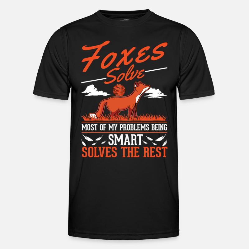 Fuchs Geschenk Rotfuchs Männer Funktions-T-Shirt