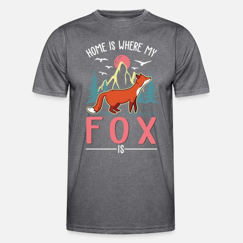 Fuchs Geschenk Rotfuchs Männer Funktions-T-Shirt