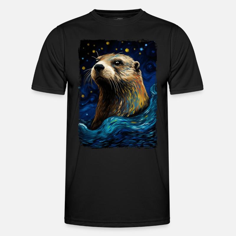 Otter Starry Night Men's Functional T-Shirt