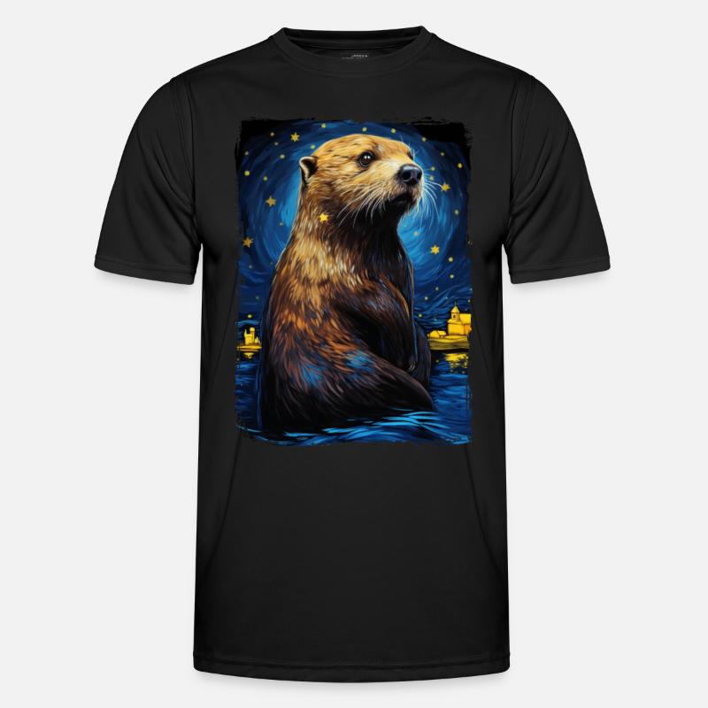 Otter Starry Night Men's Functional T-Shirt