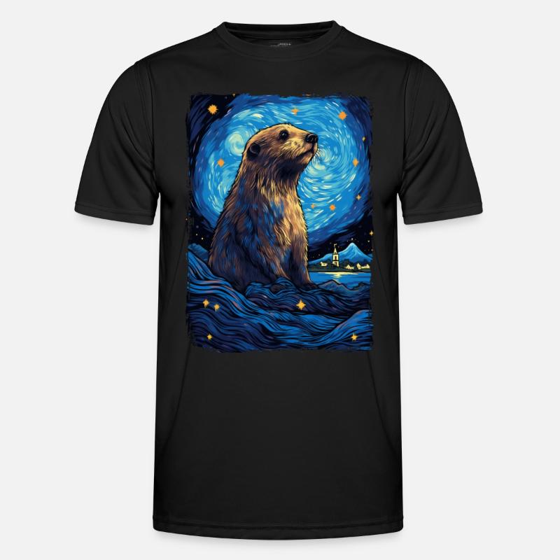 Otter Starry Night Men's Functional T-Shirt