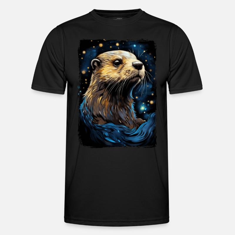 Otter Starry Night Men's Functional T-Shirt