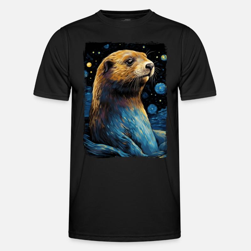 Otter Starry Night Men's Functional T-Shirt