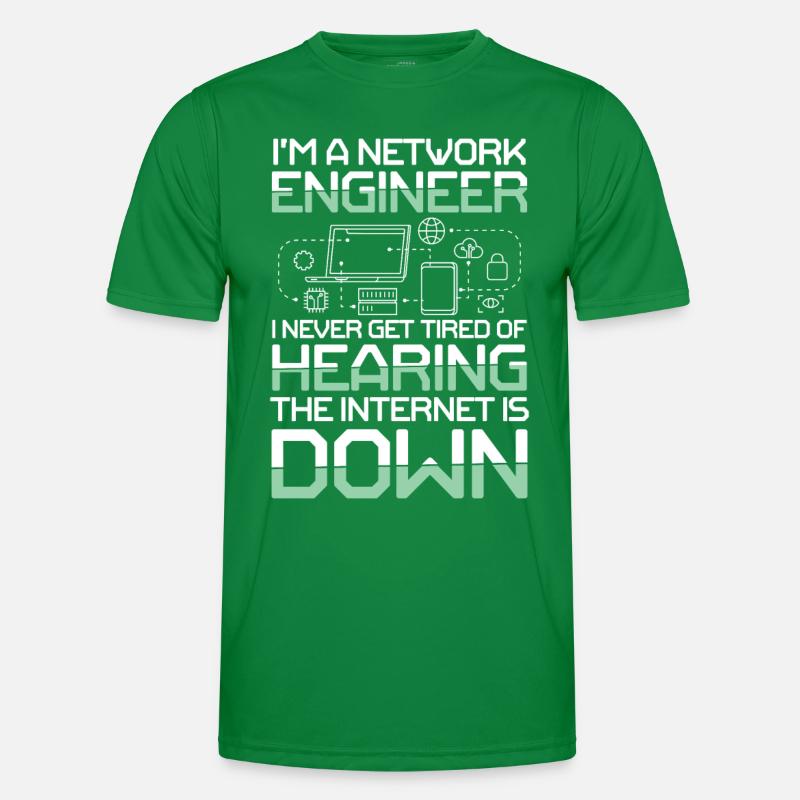 I'm A Network Engineer Männer Funktions-T-Shirt
