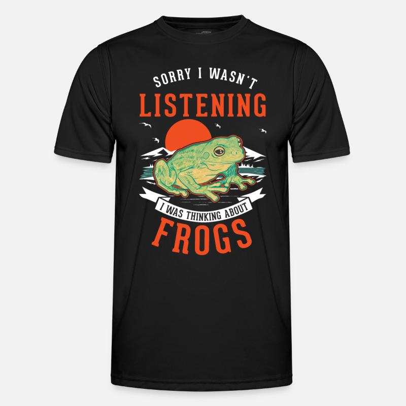 Frosch Geschenk Laubfrosch Männer Funktions-T-Shirt