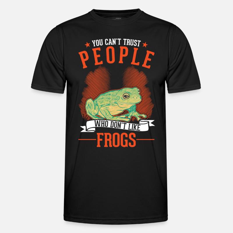 Frosch Geschenk Laubfrosch Männer Funktions-T-Shirt