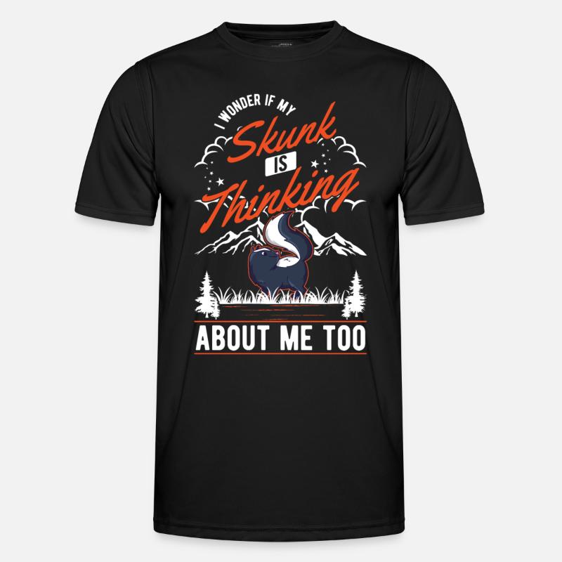 Skunk Gift - Men's Functional T-Shirt - black