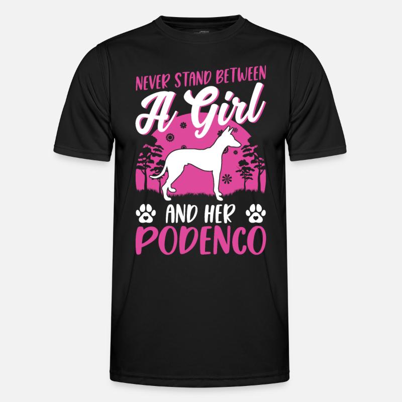 Podenco Mädchen Spanischer Windhund Ibizan Hound Männer Funktions-T-Shirt