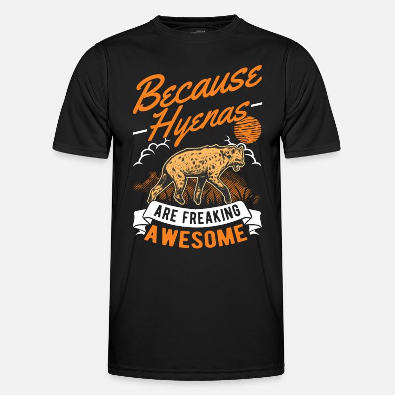 Hyäne Geschenk Erdwolf Hyena Männer Funktions-T-Shirt