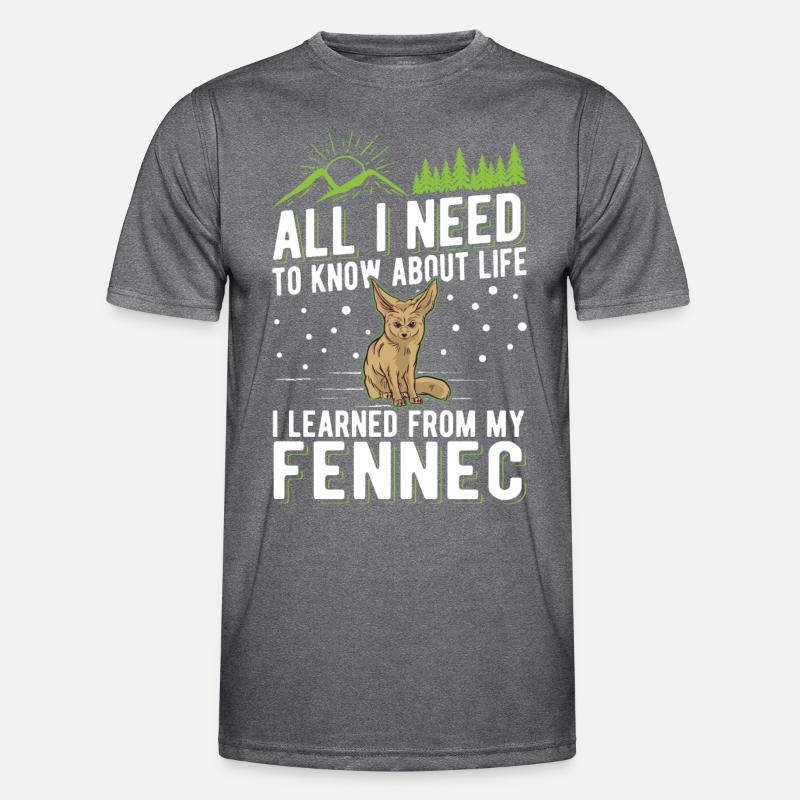 Fennek Geschenk Wüstenfuchs Männer Funktions-T-Shirt