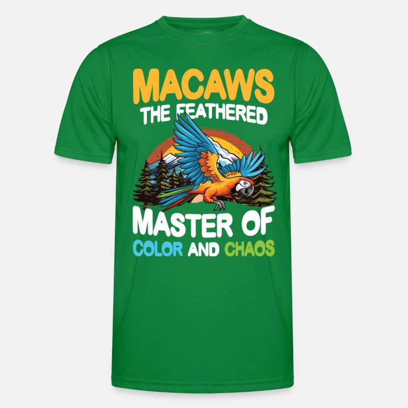 Macaws The Feathered Masters Männer Funktions-T-Shirt