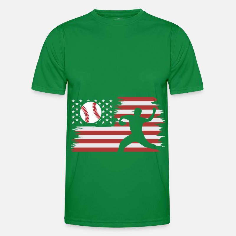 Batte de base-ball batteur de base-ball Pitcher T-shirt sport Homme