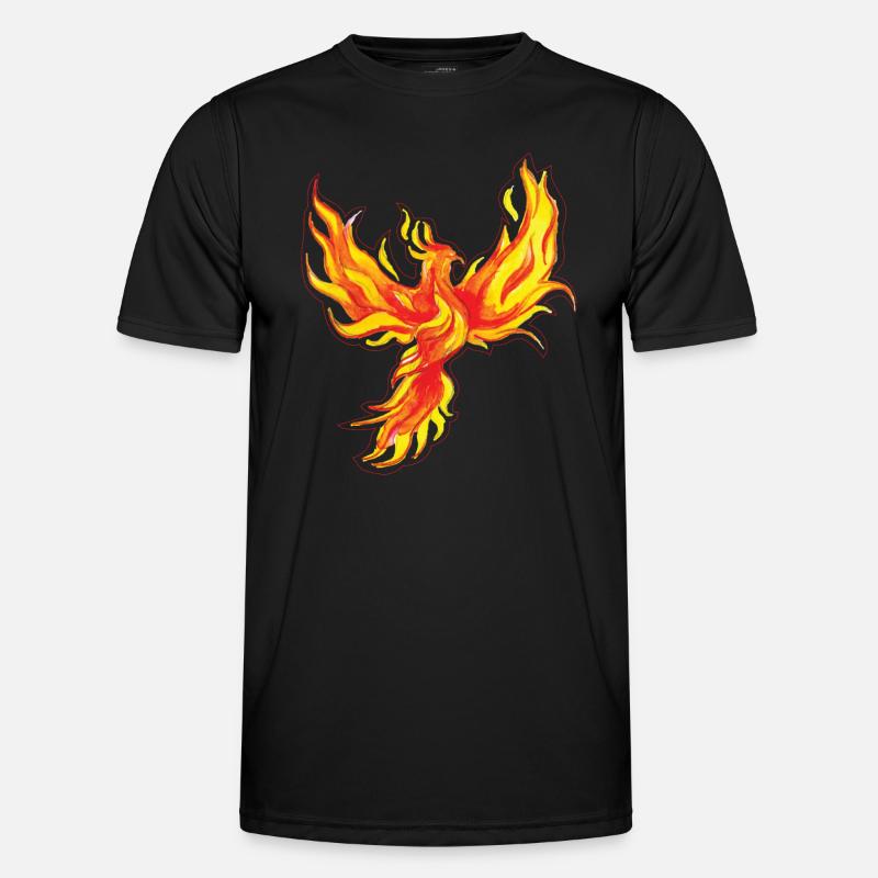 Phoenix Bird Mythical Creatures - Men's Functional T-Shirt - black