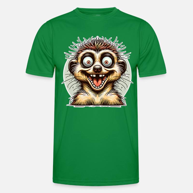 Erdmännchen Männer Funktions-T-Shirt