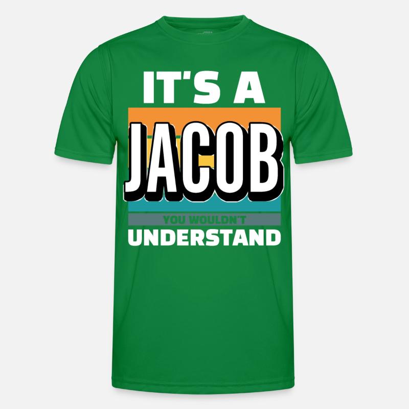 Jacob Name Geburtstag Geschenk Männer Funktions-T-Shirt