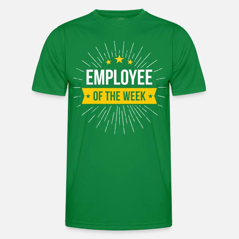 Mitarbeiter der Woche Männer Funktions-T-Shirt