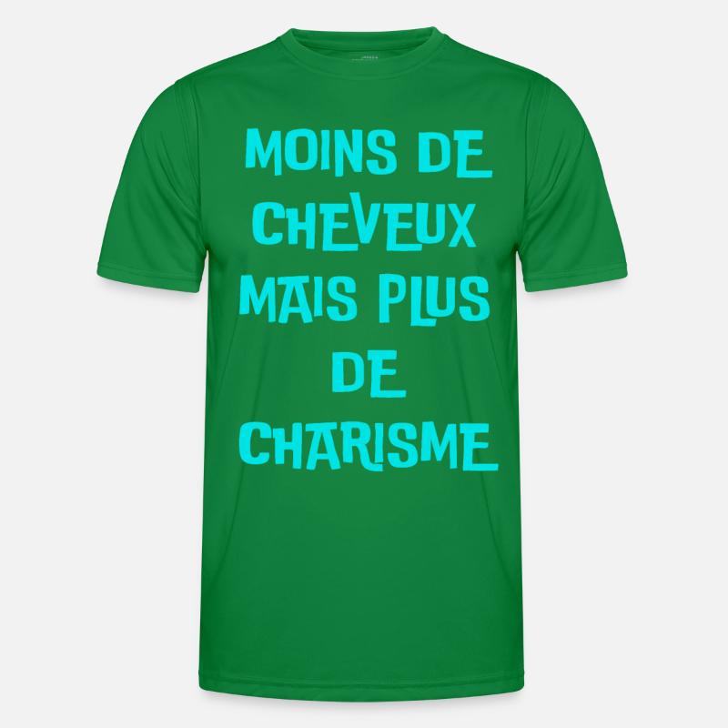 moins de cheveux, plus de charisme T-shirt sport Homme