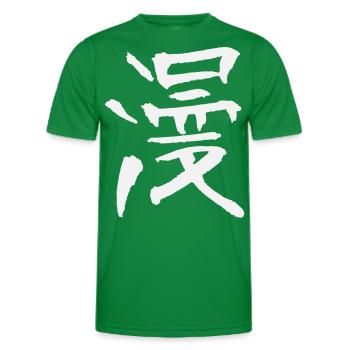 Manga / Characters - Men's Functional T-Shirt - kelly green - Front - AI Model Male 178 dark (178cm)