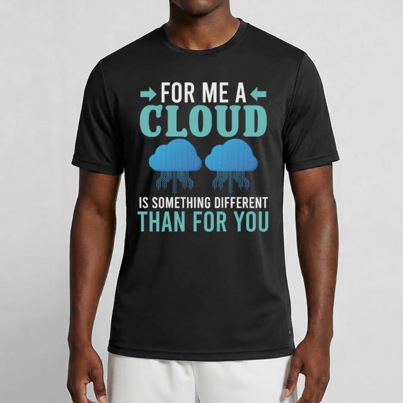 Software Developer Cloud est quelque chose de différent T-shirt sport Homme