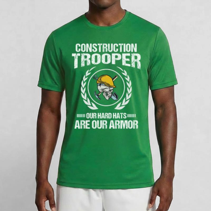 Construction Trooper Master Builder Construction Men's Functional T-Shirt