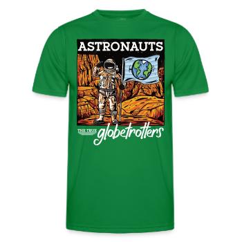 Astronautes True Globetrotters Spaceman Space - T-shirt sport Homme - vert - Devant - AI Model Male 178 dark (178cm)
