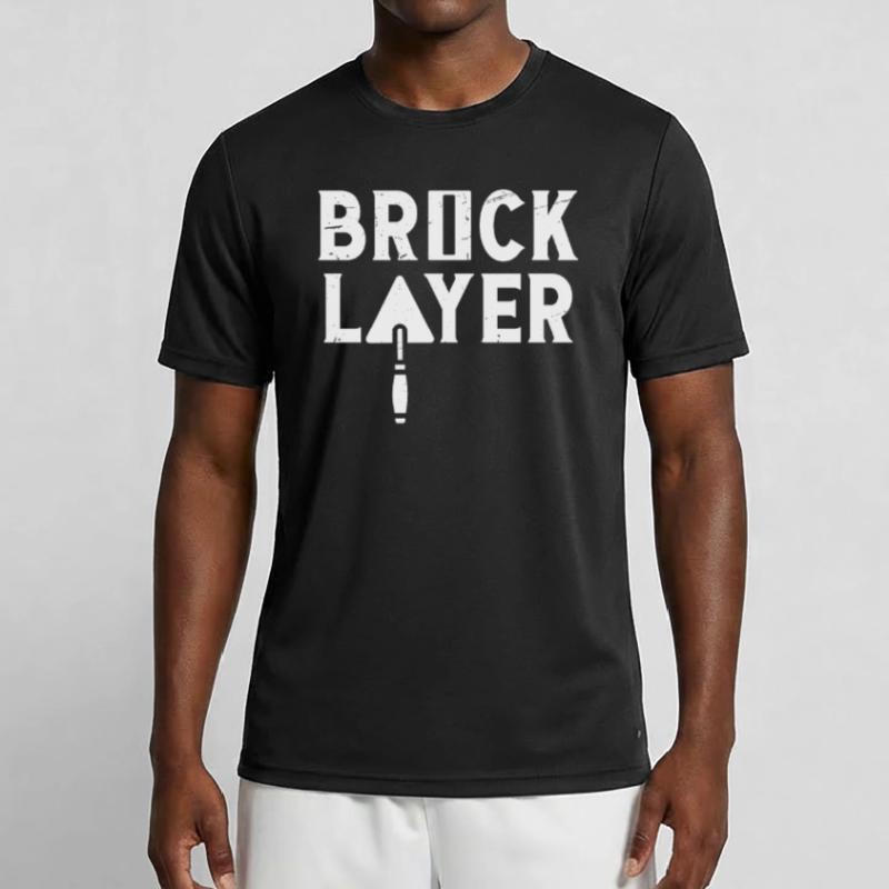 Master Mason Bricklayer Masonry House Builder Men's Functional T-Shirt