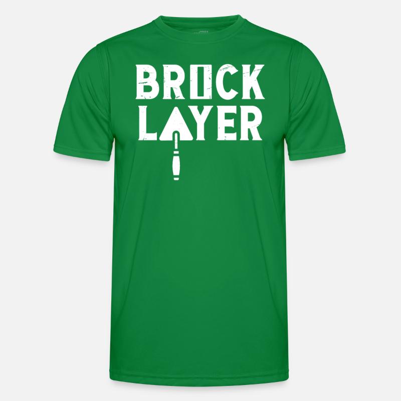 Maître maçon maçon Maçon Constructeur de maisons en maçonnerie T-shirt sport Homme