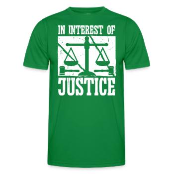 Anwalt In Interest Of Justice Rechtsanwalt Jurist - Männer Funktions-T-Shirt - Kelly Green - Vorne - AI Model Male 178 dark (178cm)